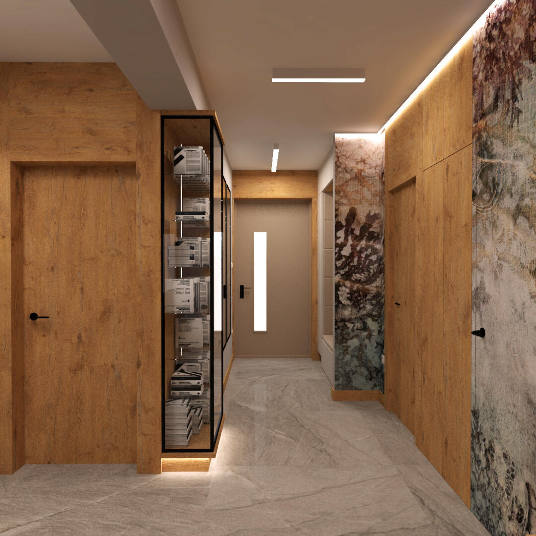 AG Architektura - projekt wnętrz domu w Radwanicach