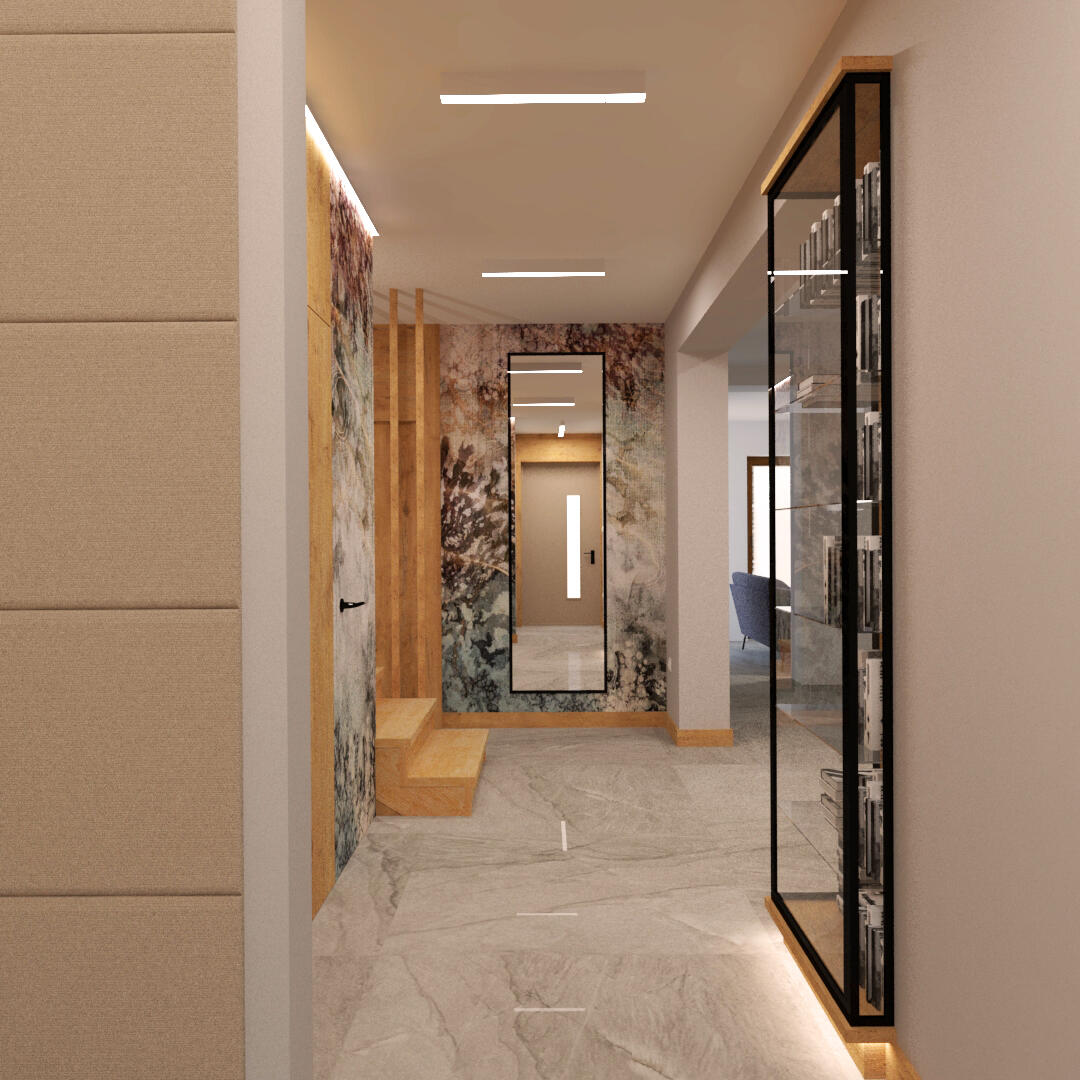 AG Architektura - projekt wnętrz domu w Radwanicach