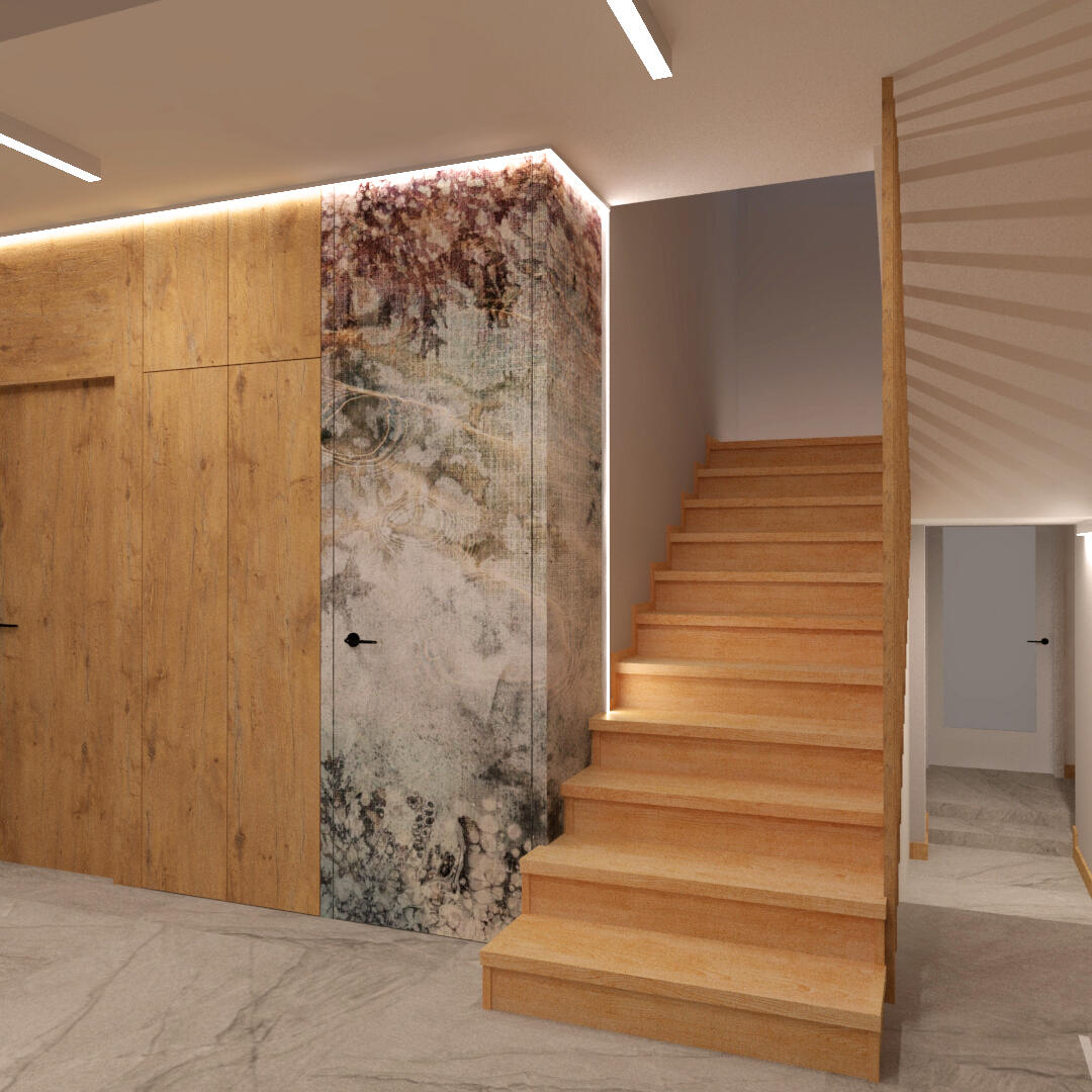 AG Architektura - projekt wnętrz domu w Radwanicach