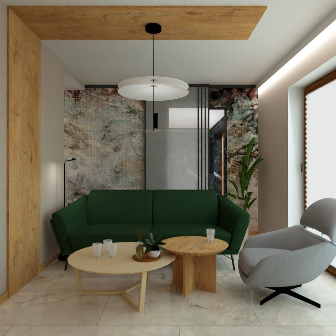 AG Architektura - projekt wnętrz domu w Radwanicach