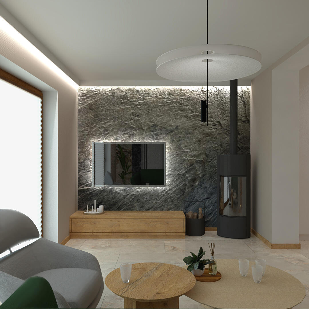 AG Architektura - projekt wnętrz domu w Radwanicach