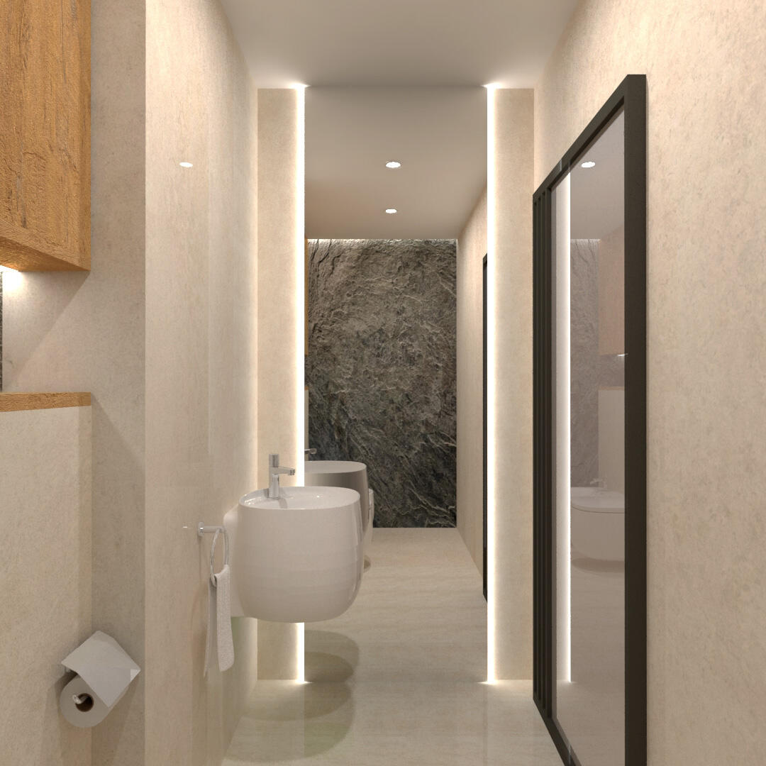 AG Architektura - projekt wnętrz domu w Radwanicach