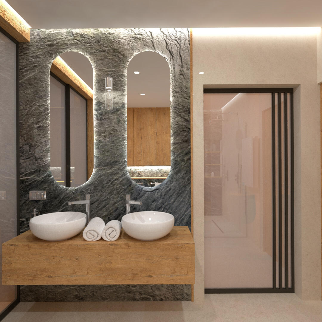 AG Architektura - projekt wnętrz domu w Radwanicach