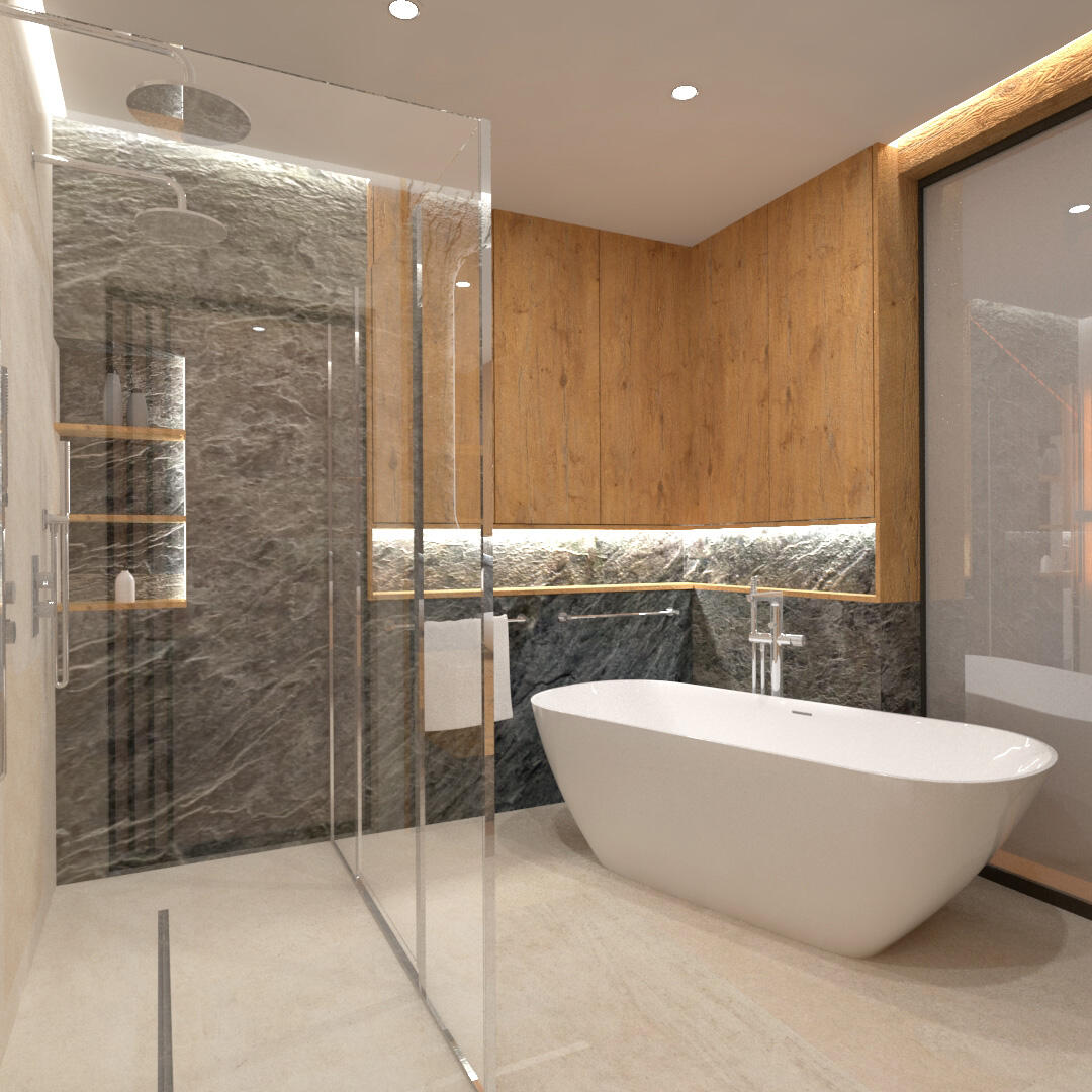 AG Architektura - projekt wnętrz domu w Radwanicach