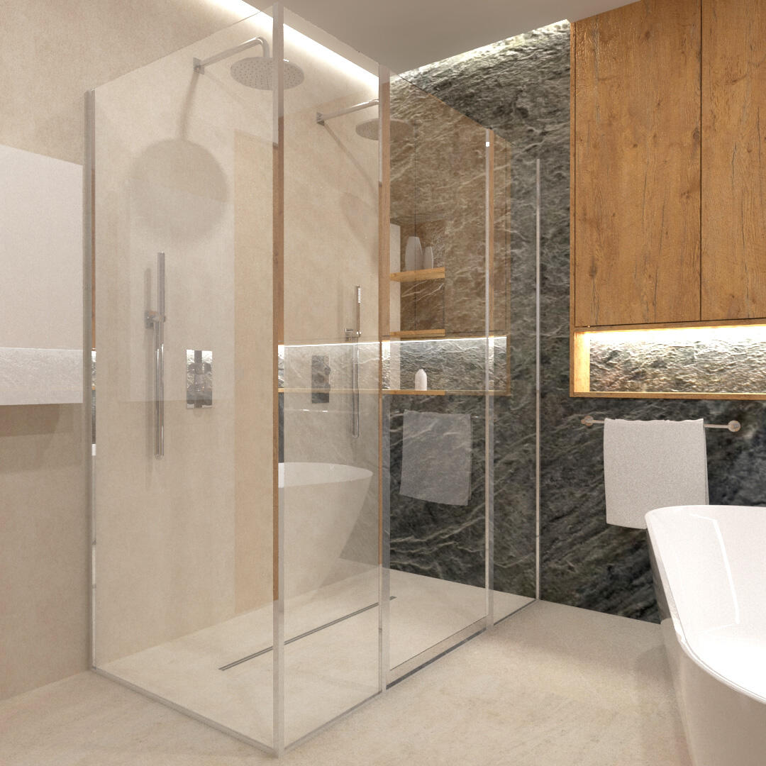 AG Architektura - projekt wnętrz domu w Radwanicach